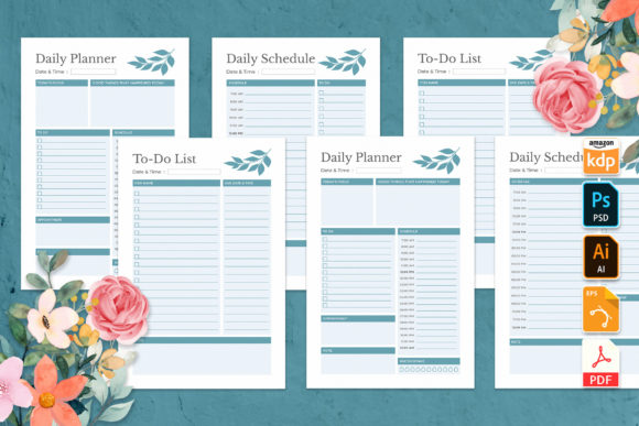 Boost Productivity with Daily Planner, Schedule, to-Do List KDP