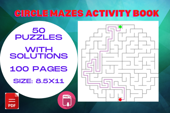 Boost Your KDP Business with Circle Maze Puzzle Book
