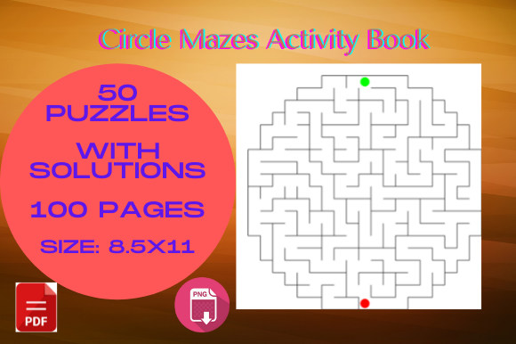 Circle Mazes Activity Interiors: A Strategic Tool for Your KDP Business