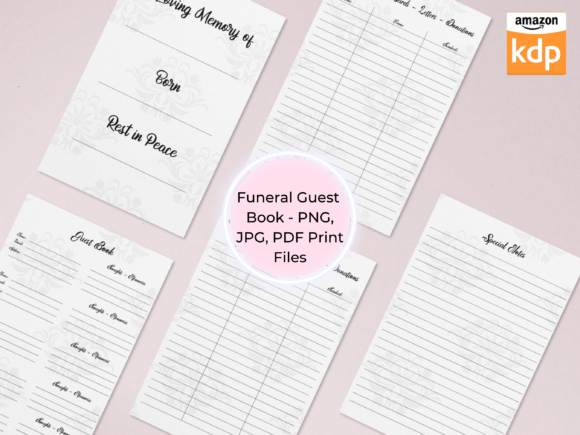 Creating a Lasting Tribute: The Essentials of a Funeral Guest Book Interior