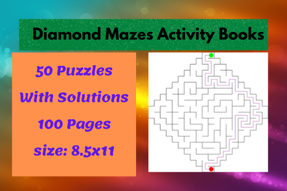Diamond Maze Puzzles 8.5x11 KDP: A Strategic Asset for Low-Content Publishing
