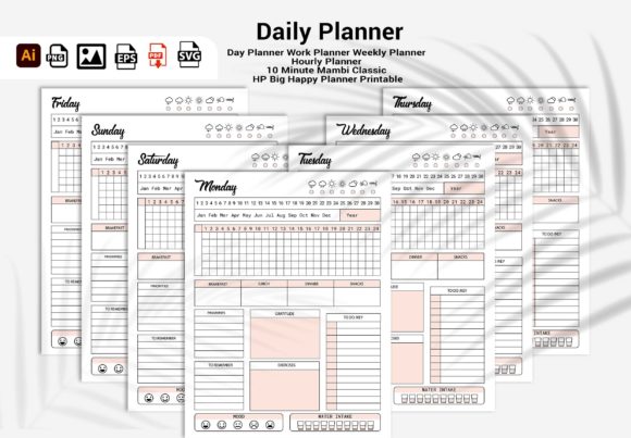 Effortless Planning with Daily Planner Print Rady