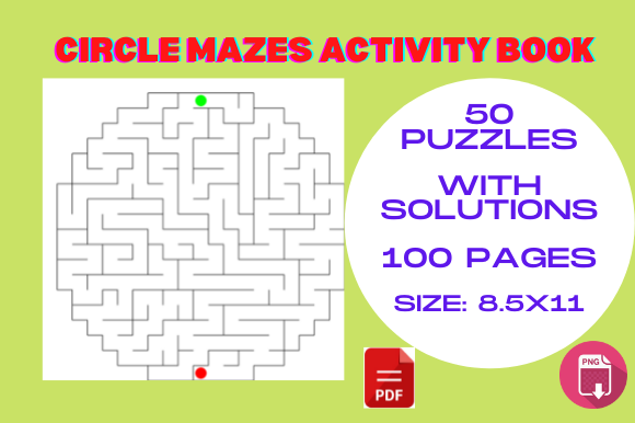 Engage and Educate with the Circle Maze Activities Book for Kids