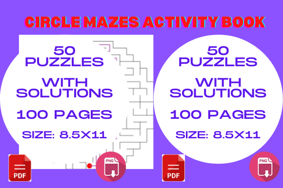 Explore Circle Mazes 50 for Activity Book