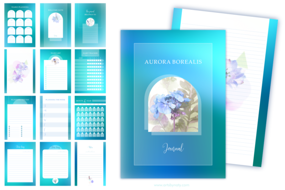 Exploring the Beauty and Functionality of Aurora Borealis Printable Journal Sheets