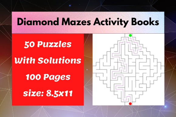 Launch Your Amazon KDP Business with Diamond Mazes Interior: A Complete Guide to Ready-to-Upload Puzzle Books