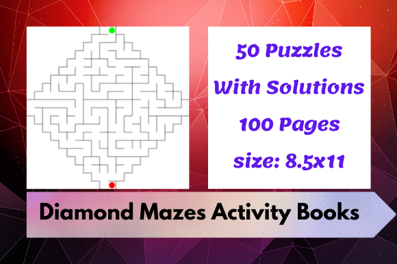 Mazes Puzzle Interior: Streamlining KDP Publishing with Ready-to-Use Assets