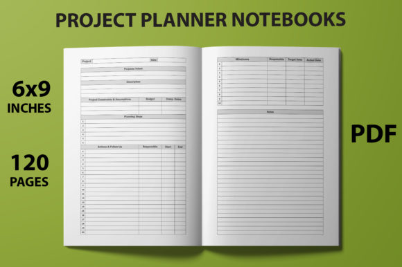 Project Planner Notebook for Diverse Needs