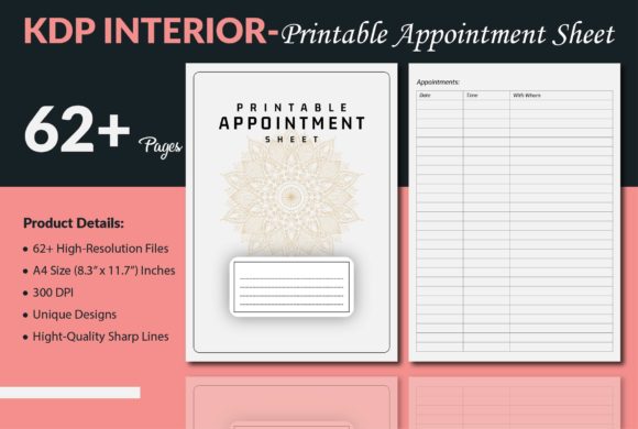 Streamlining Your Scheduling with Printable Appointment Sheets for KDP Interiors