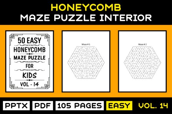 Unlocking Creativity and Learning: The Impact of 50 Easy Kids Maze Puzzle Interior Vol-14