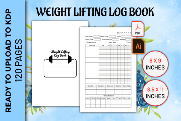 Weight Lifting Log Book: A Comprehensive KDP Interior