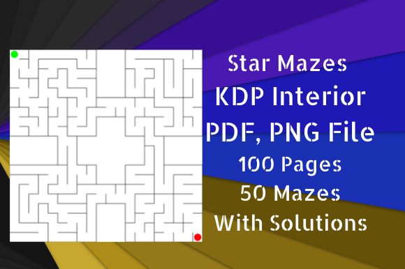 Welcome to Luham Digital Products Design House: Your One-Stop Solution for KDP Star Maze Activity Books